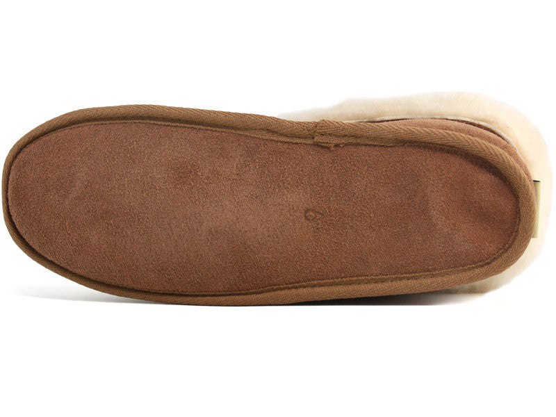 Brown Leather Chestnut Slippers in 2023 | Chestnut slippers, Brown leather,  Slippers
